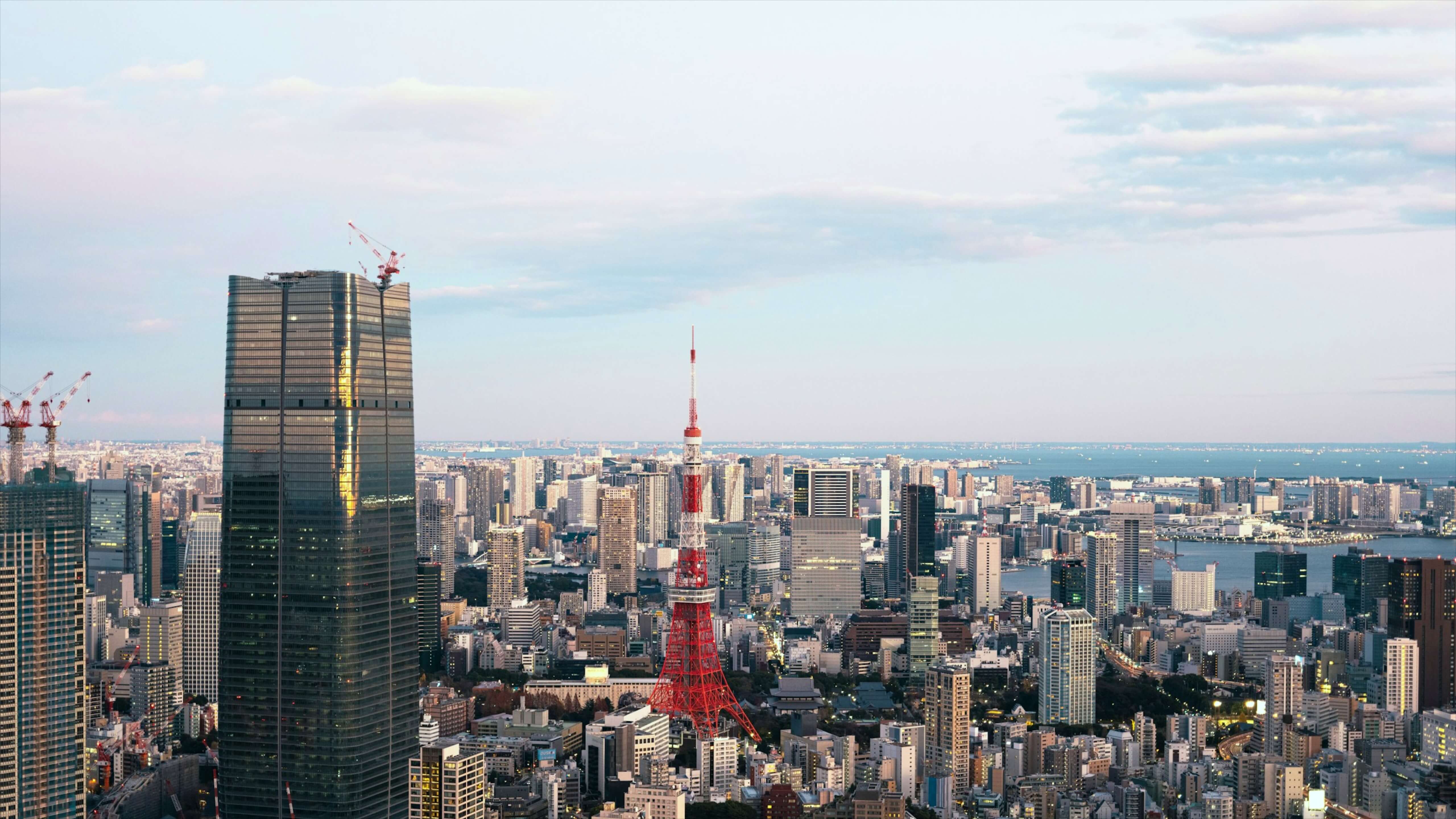 都市の風景が広がる日本の街並み